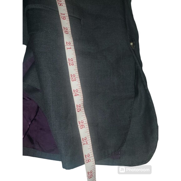 Vitale Barberis Canonico Fabric Made In Italy Blazer Missing Size - Picture 7 of 7